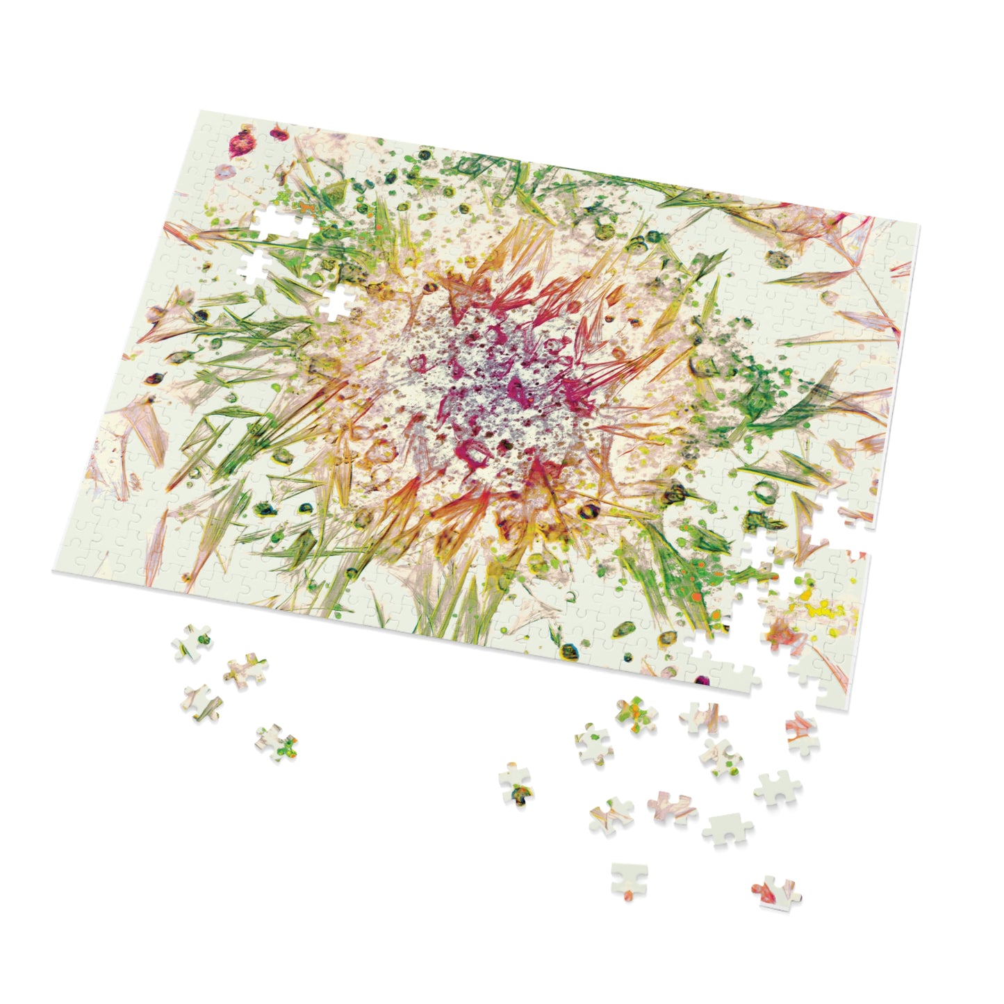 Biology Art "Migration" Ivory Jigsaw Puzzle with Tin