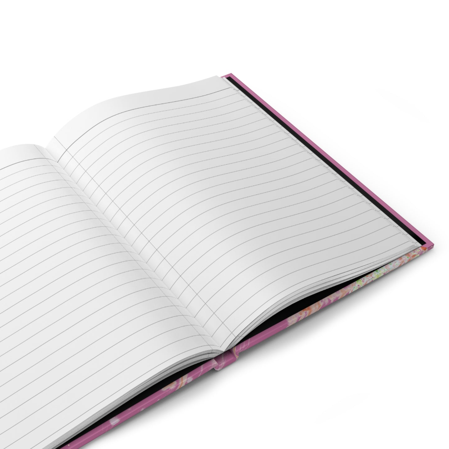 Biology Art "Optics" Pink & Multicolor Notebook