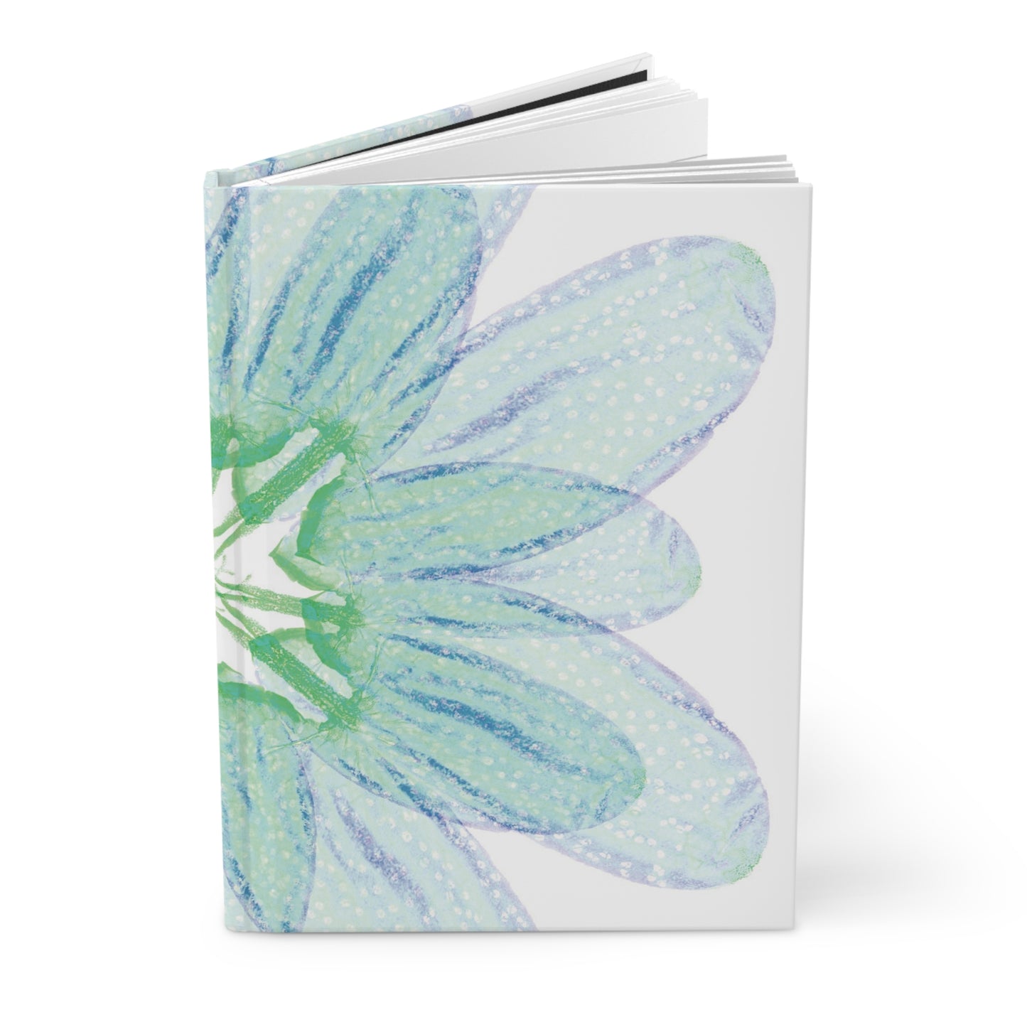 Biology Art "Quill" Floral Notebook