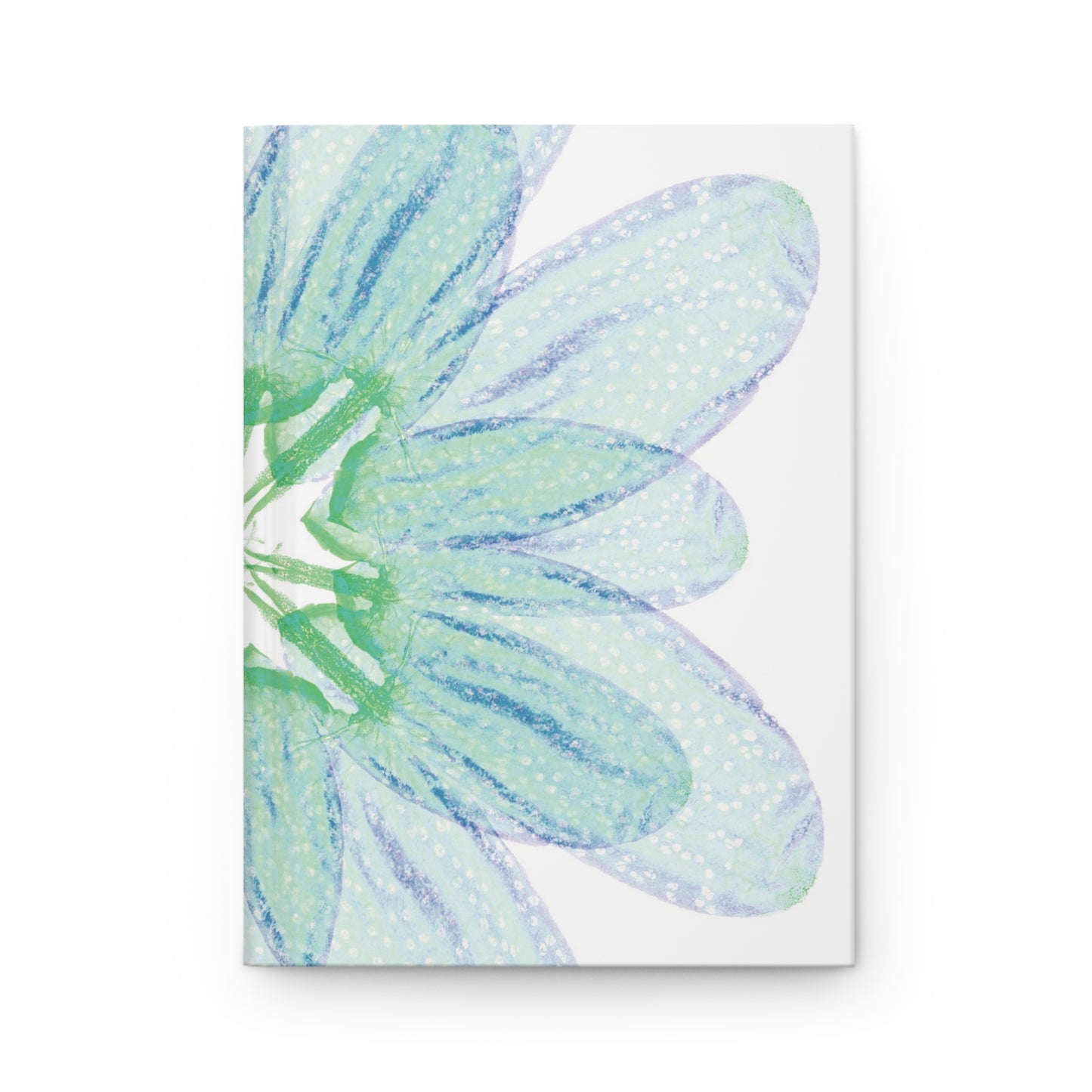 Biology Art "Quill" Floral Notebook