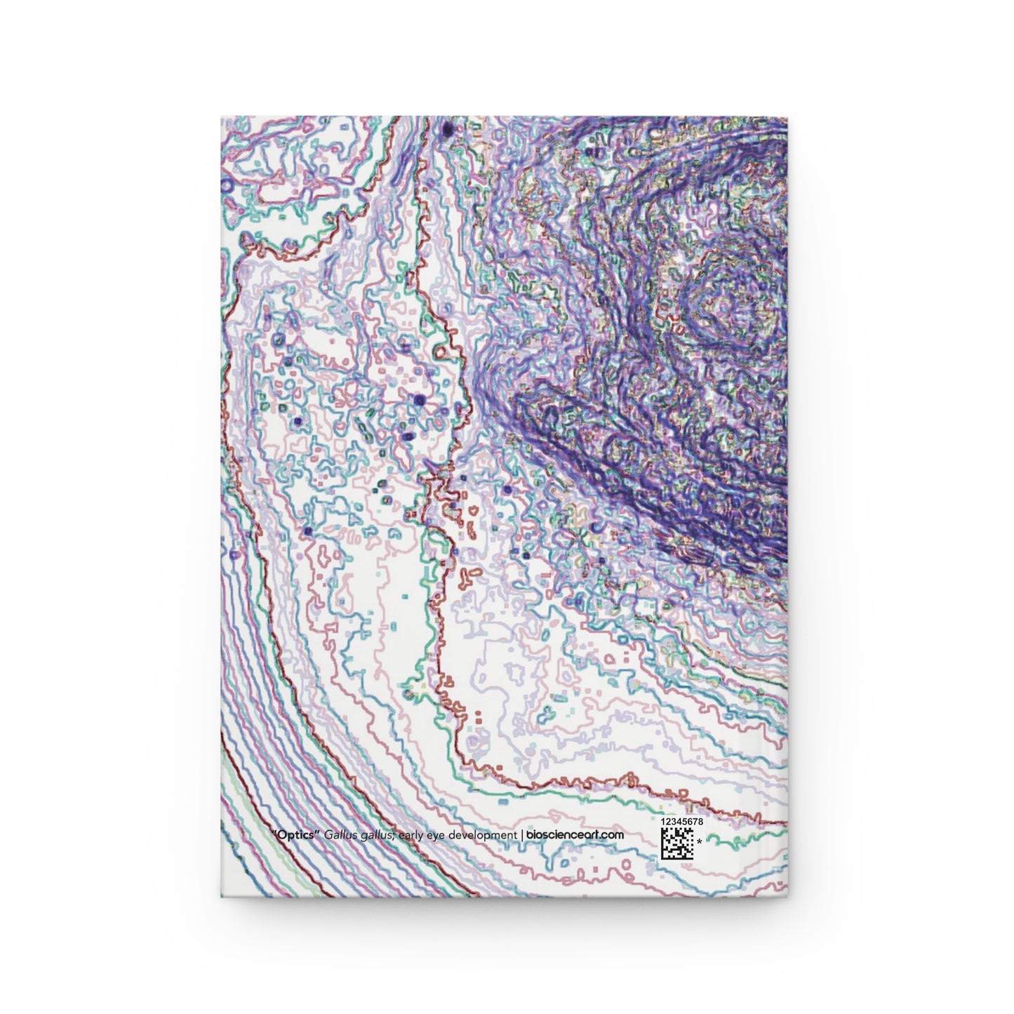 Biology Art "Optics" Purple Notebook