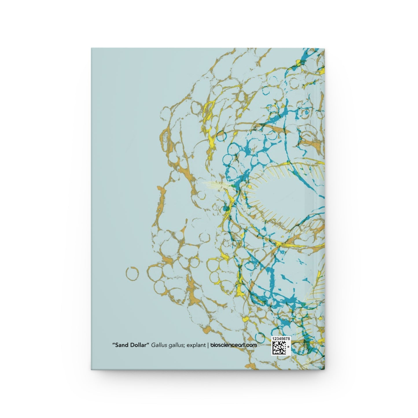 Biology Art "Chicken Explant" Light Blue Notebook