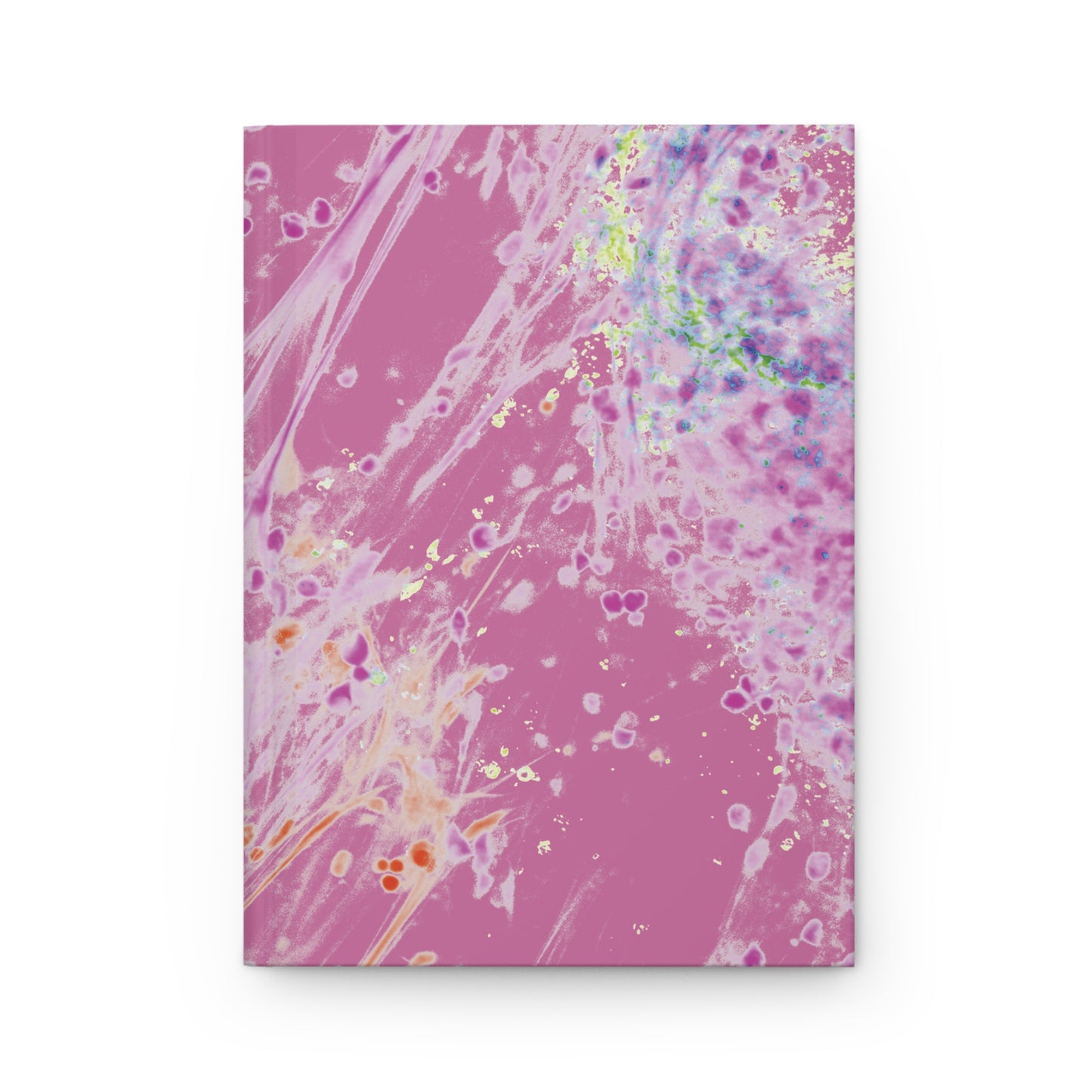 Biology Art "Optics" Pink & Multicolor Notebook