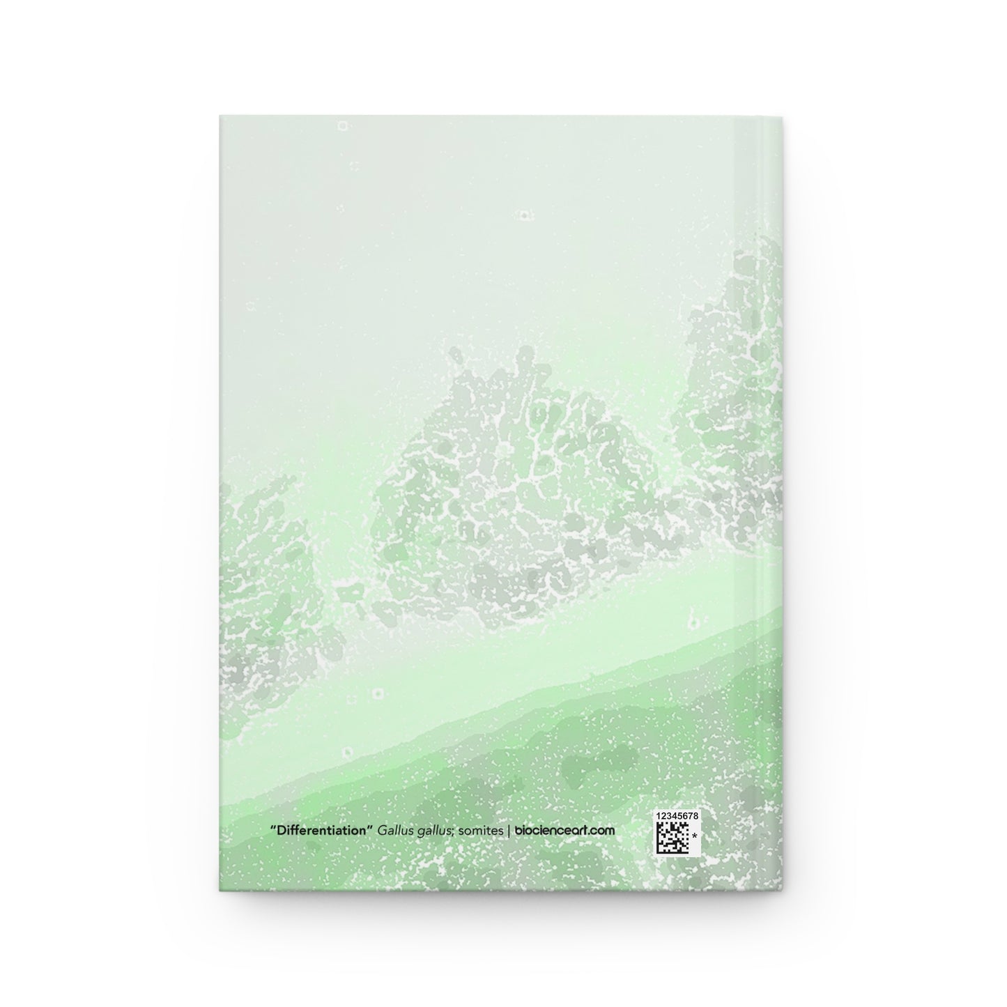 Biology Art "Somite Cells" Light Green Notebook
