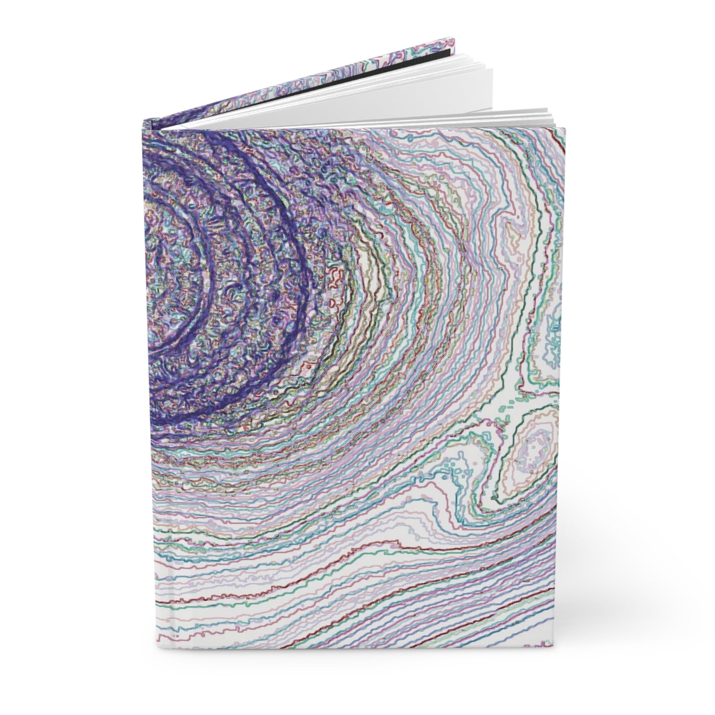 Biology Art "Optics" Purple Notebook