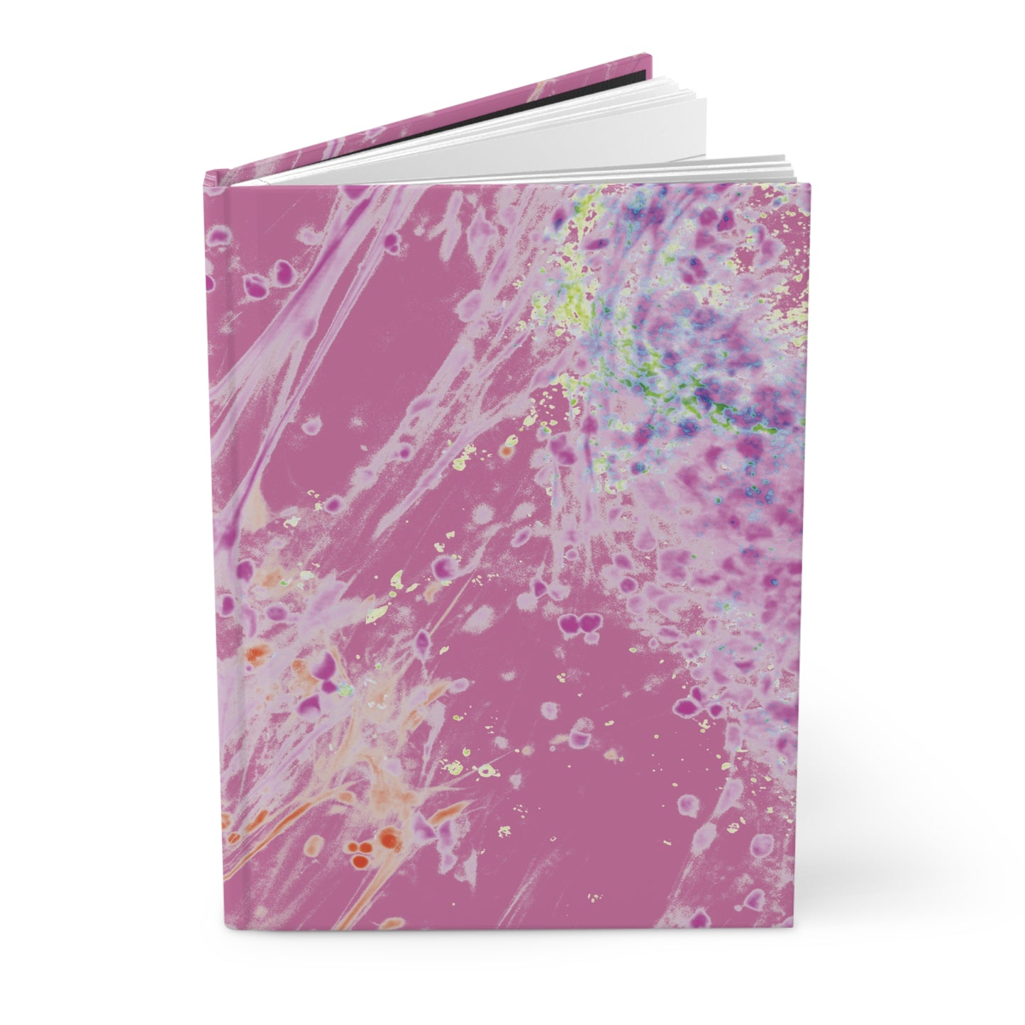 Biology Art "Optics" Pink & Multicolor Notebook