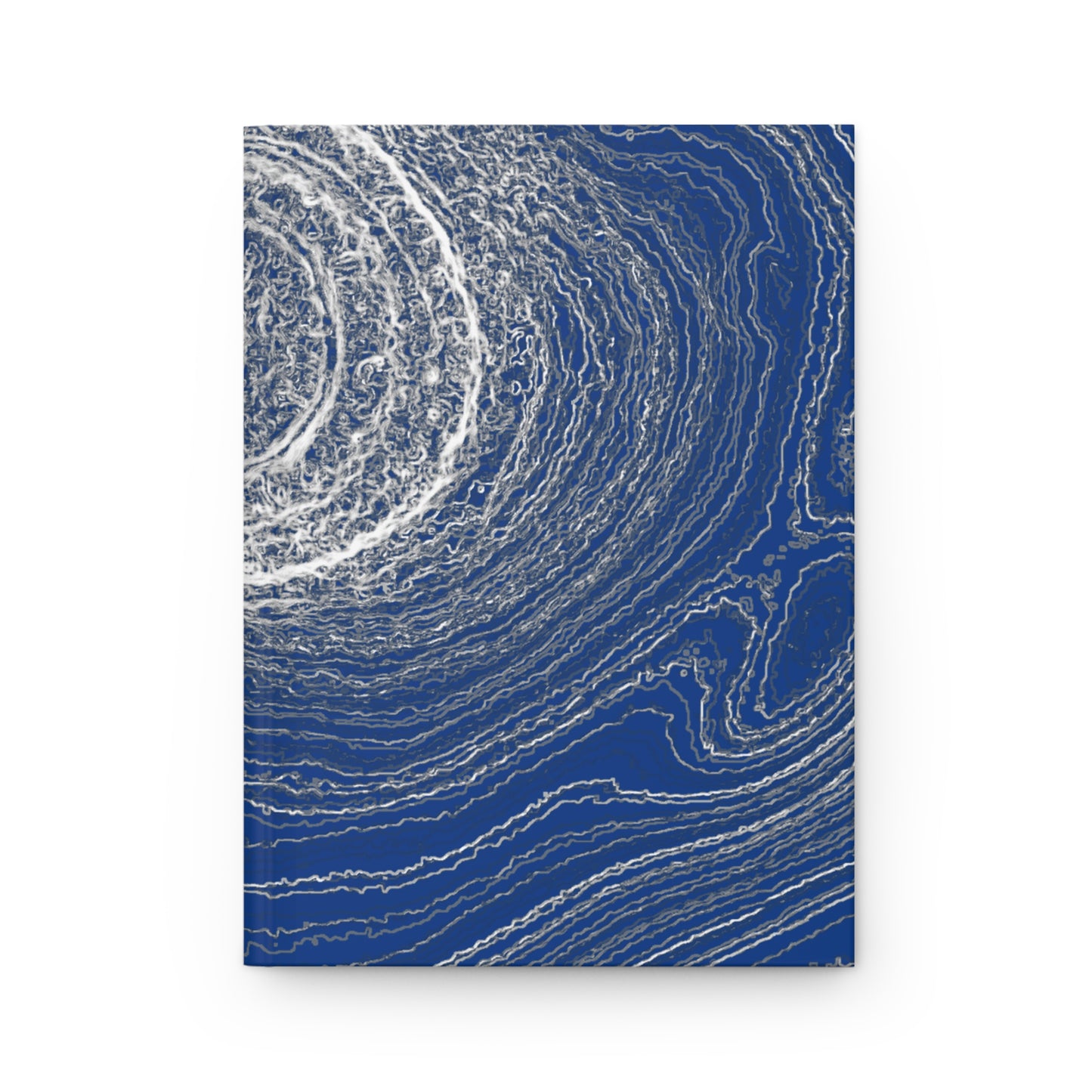 Biology Art "Optics" Navy Blue Notebook