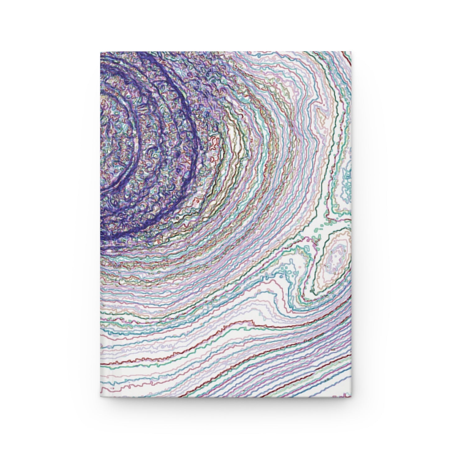 Biology Art "Optics" Purple Notebook