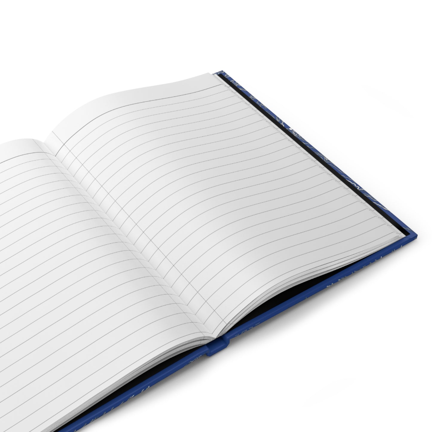 Biology Art "Optics" Navy Blue Notebook