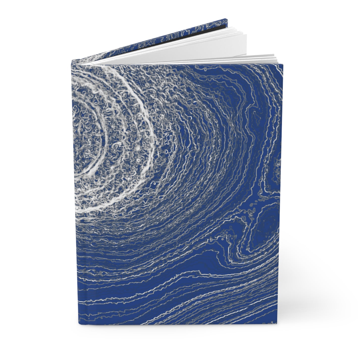 Biology Art "Optics" Navy Blue Notebook