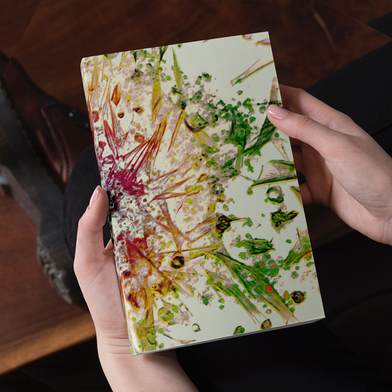Biology Art "Migration" Ivory Notebook