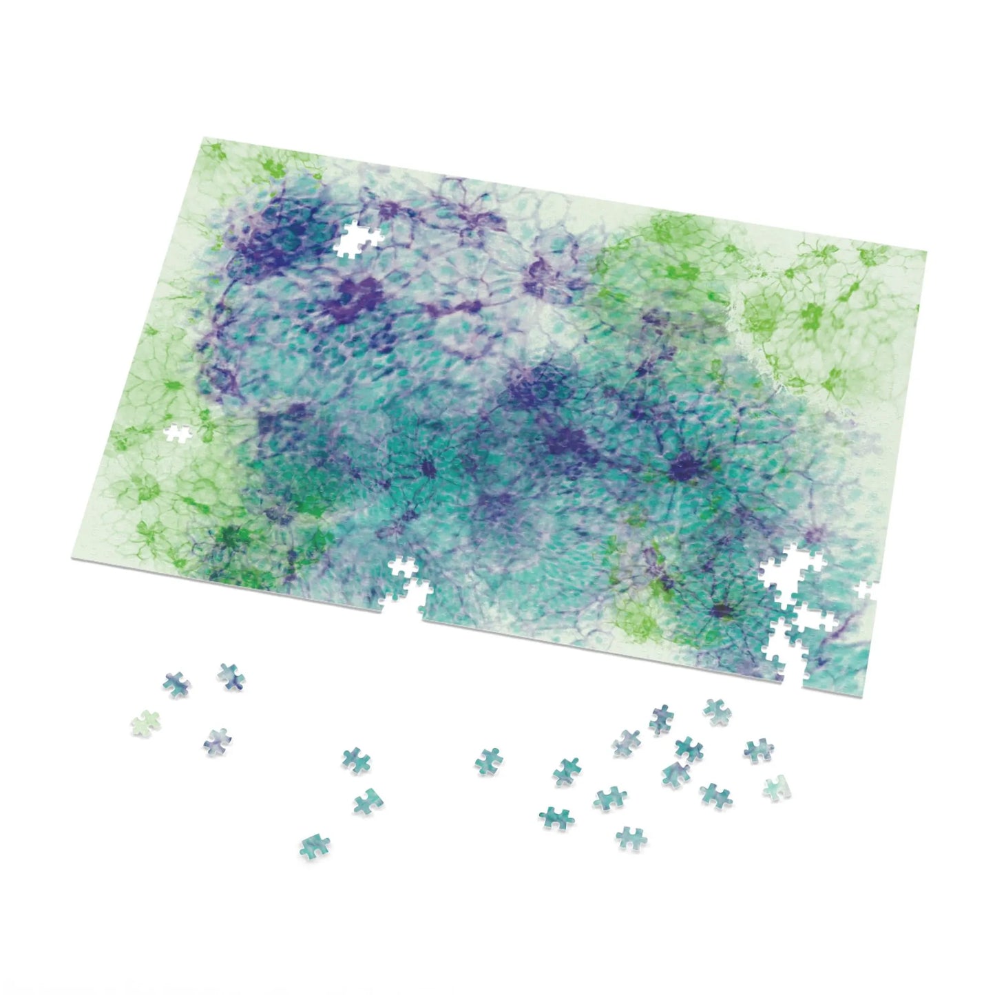 Biology Art "Zebrafish Eye" Jigsaw Puzzle in Tin