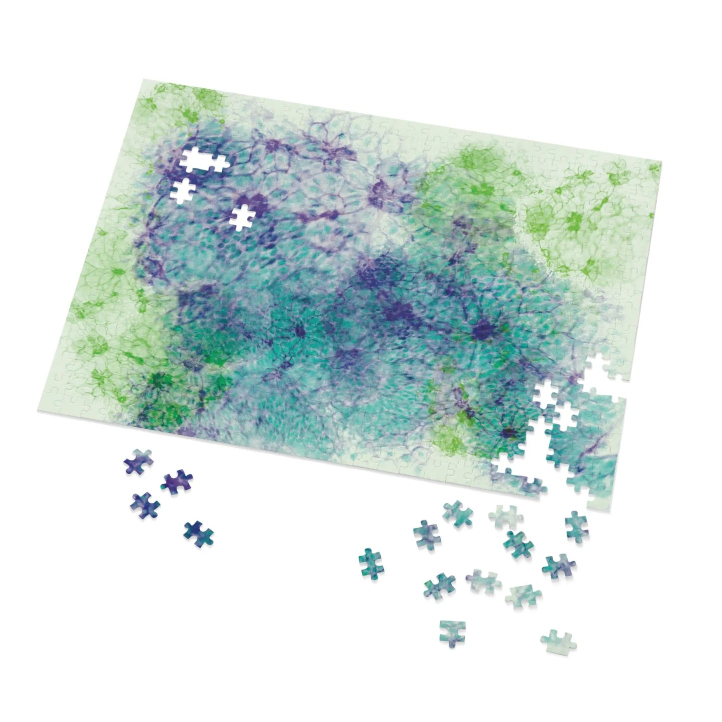 Biology Art "Zebrafish Eye" Jigsaw Puzzle in Tin