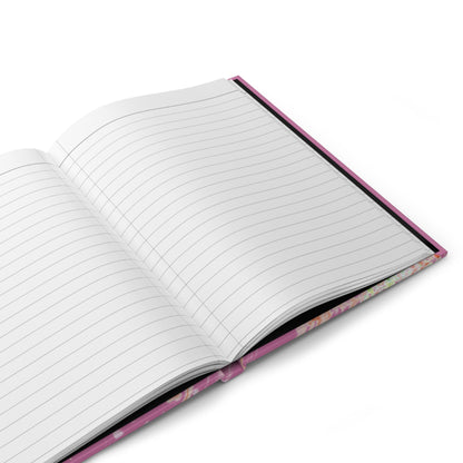 Biology Art "Optics" Pink & Multicolor Notebook