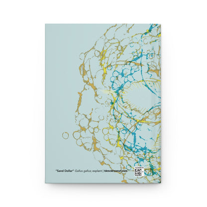 Biology Art "Chicken Explant" Light Blue Notebook