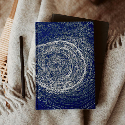 Biology Art "Optics" Navy Blue Notebook