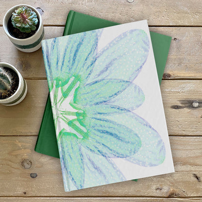 Biology Art "Quill" Floral Notebook