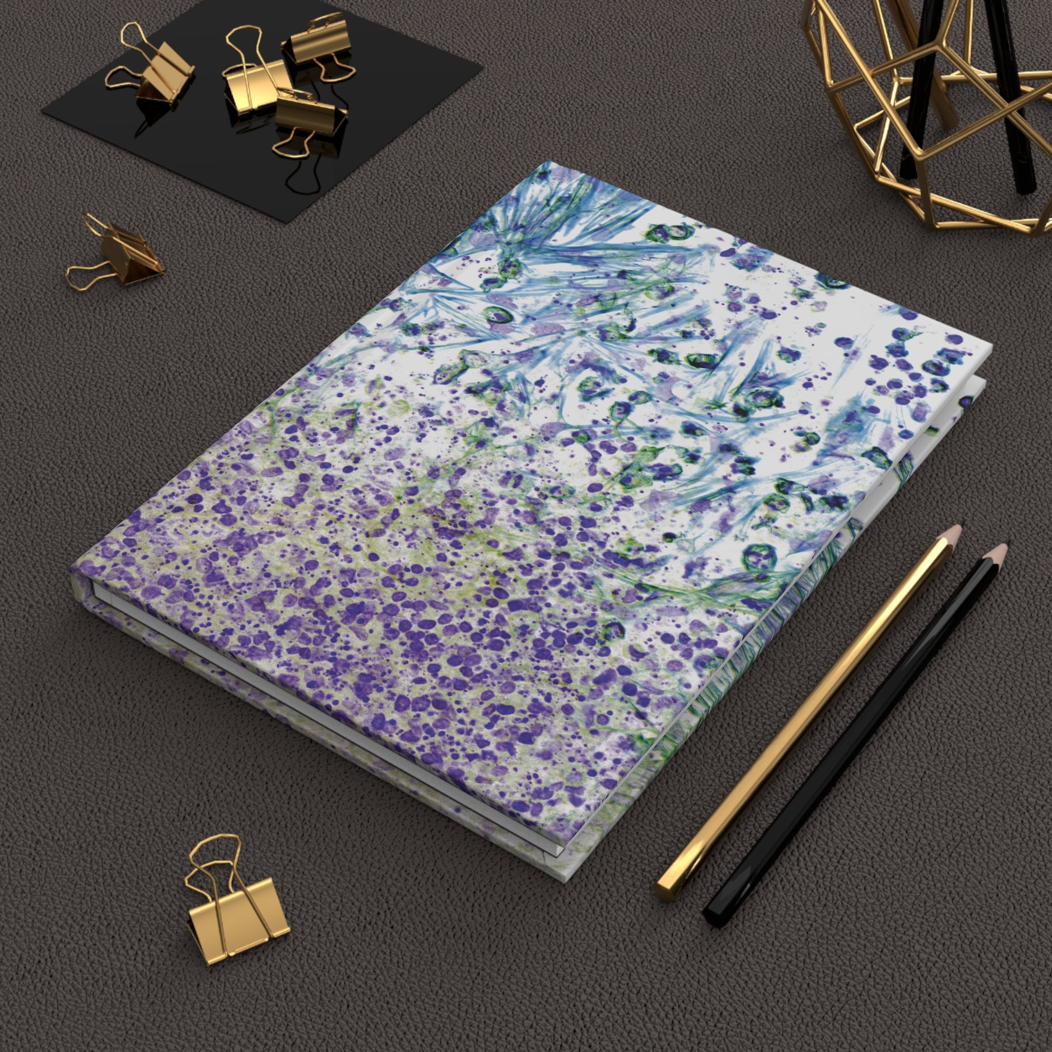 Biology Art Blue "Migration" Notebook