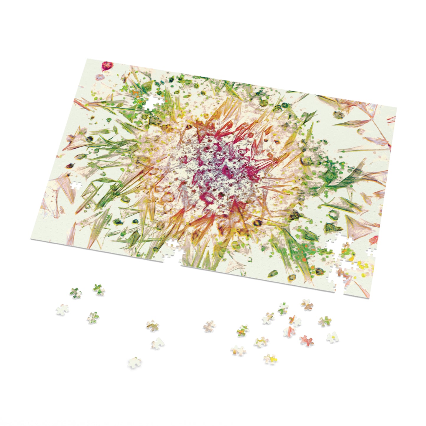 Biology Art "Migration" Ivory Jigsaw Puzzle with Tin