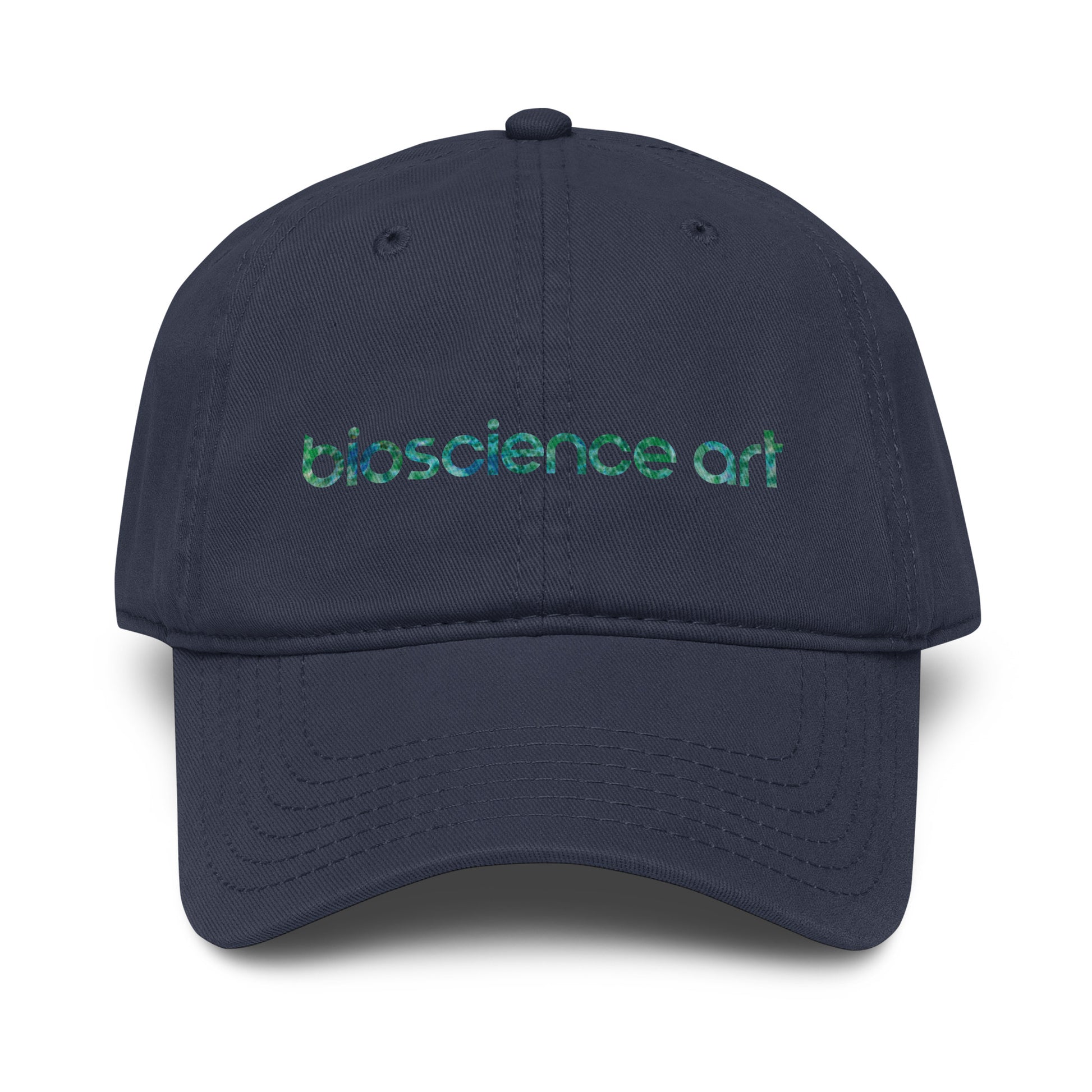 biology dad cap frontside view
