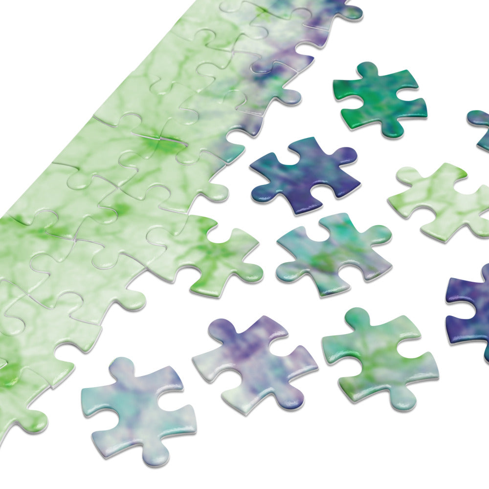 biology art puzzle pieces