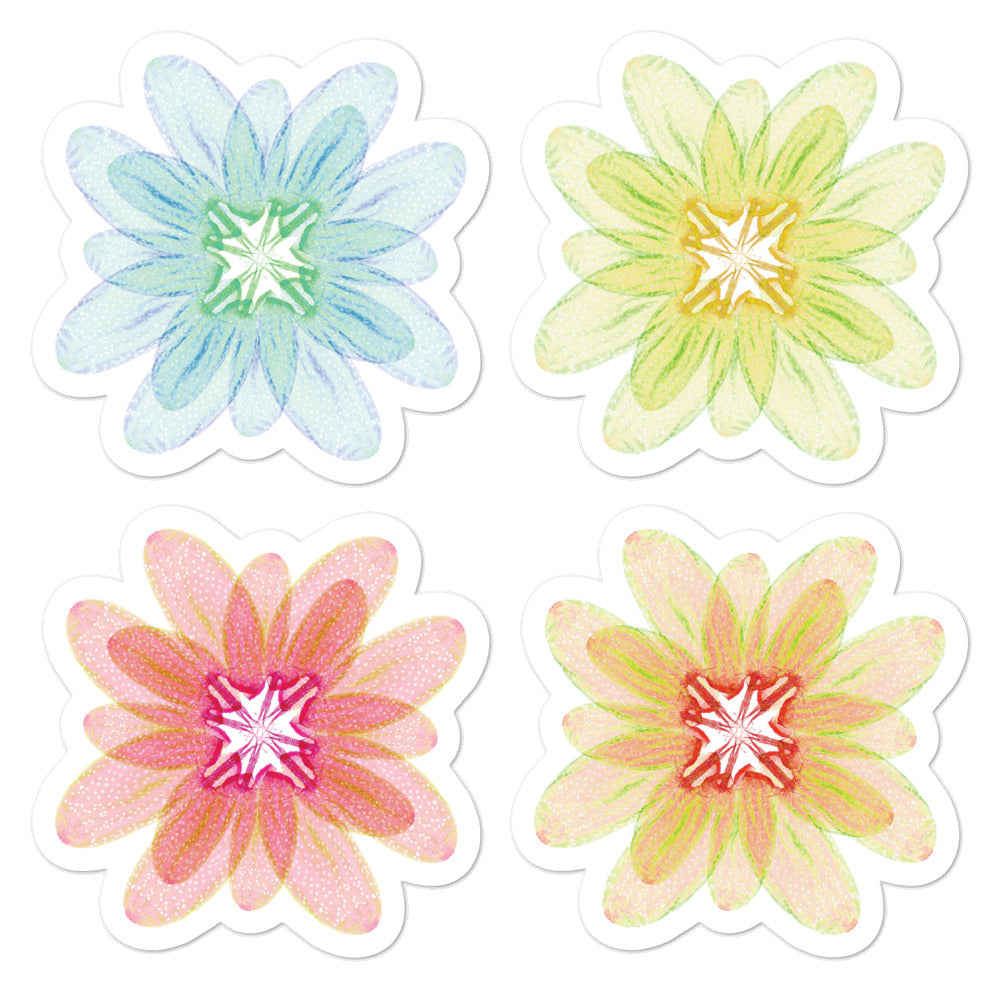 Flower Stickers - Drosophila Melanogaster, Oocyte - Multipack Stickers